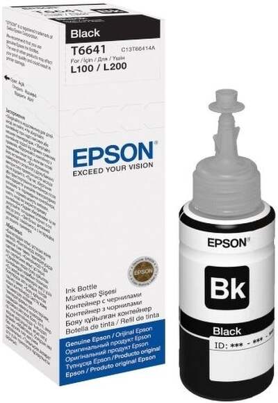 Картридж EPSON T6641, черный [c13t66414a]