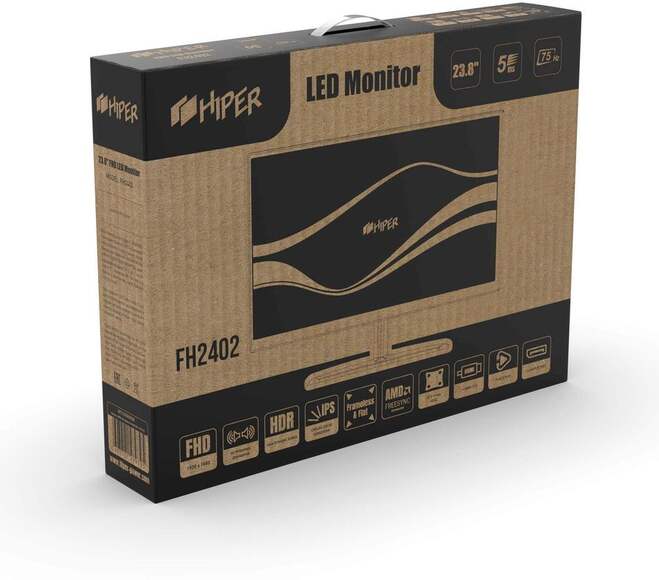 Монитор HIPER EasyView FH2402 23.8", черный [afb-103c-75]