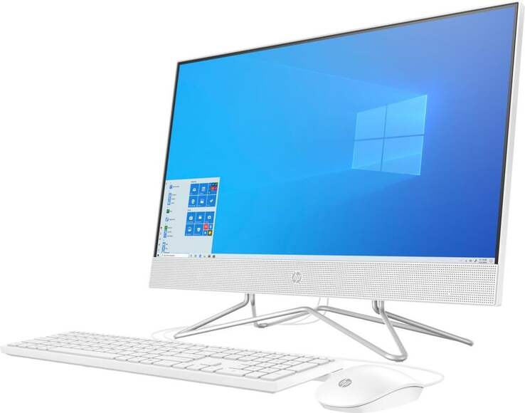 Моноблок HP 24-df0126ur, 23.8", AMD Ryzen 3 3250U, 8ГБ, 256ГБ SSD,  AMD Radeon Graphics, Windows 10 