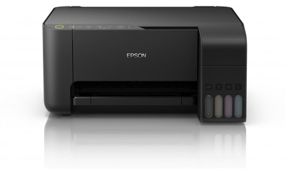 МФУ струйный EPSON L3150, A4, цветной, струйный, черный [c11cg86409]