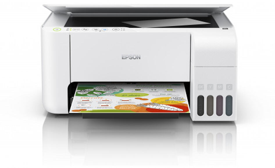 МФУ струйный EPSON L3156, A4, цветной, струйный, белый [c11cg86412]