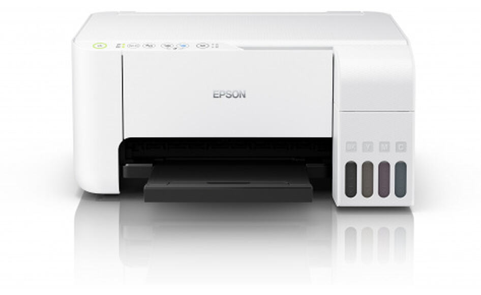 МФУ струйный EPSON L3156, A4, цветной, струйный, белый [c11cg86412]