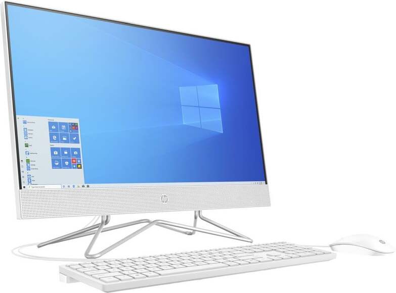 Моноблок HP 24-df0137ur, 23.8", AMD Athlon 3050U, 4ГБ, 128ГБ SSD,  AMD Radeon Graphics, Windows 10 H