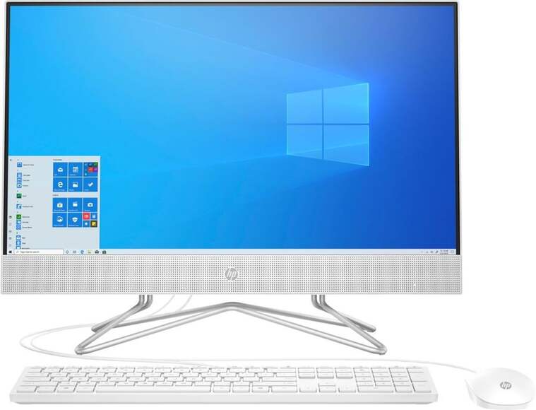 Моноблок HP 24-df0137ur, 23.8", AMD Athlon 3050U, 4ГБ, 128ГБ SSD,  AMD Radeon Graphics, Windows 10 H