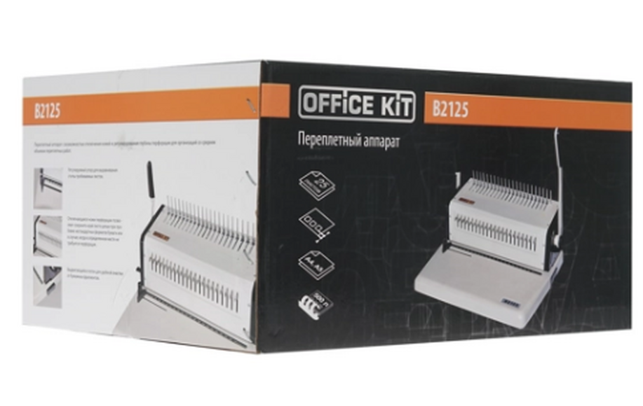 Переплетчик OFFICE KIT B2125,  A4,  от 4.5 до 51 мм