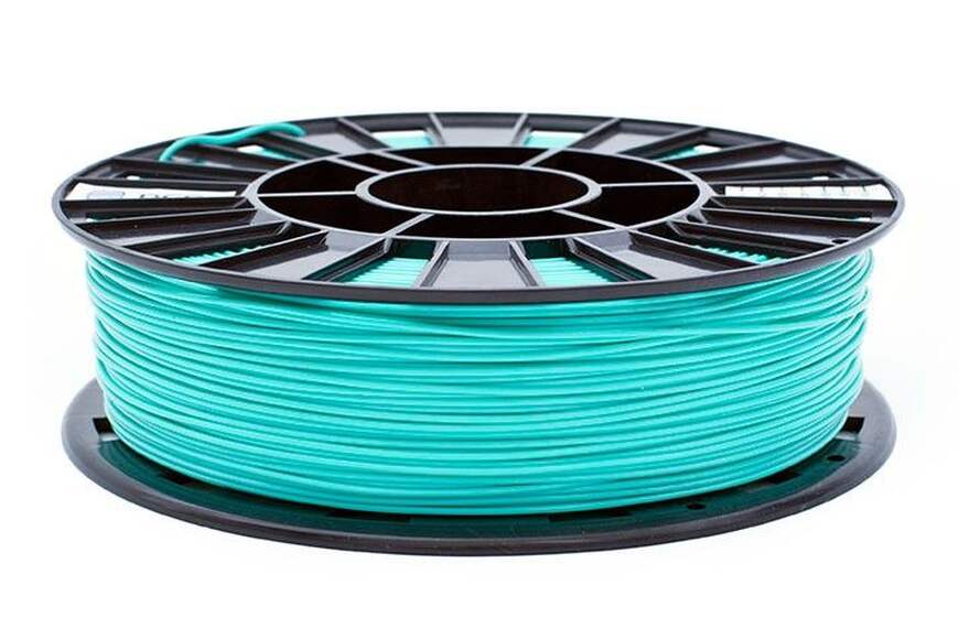PLA пластик для 3D принтера REC, 1,75 мм, 750 г, бирюзовый / REC