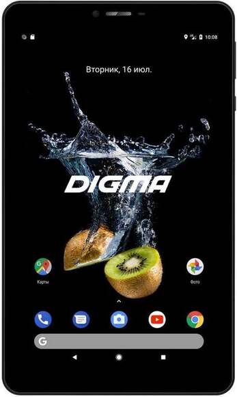 Планшет DIGMA CITI Octa 70,  4GB, 64GB, 3G,  4G,  Android 9.0 черный