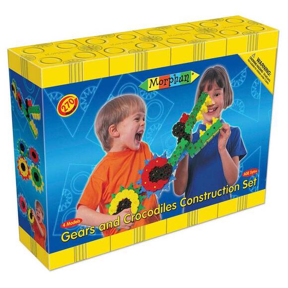 Конструктор Morphun Gears and Crocodiles «Природа и техника», 270 деталей, 4+