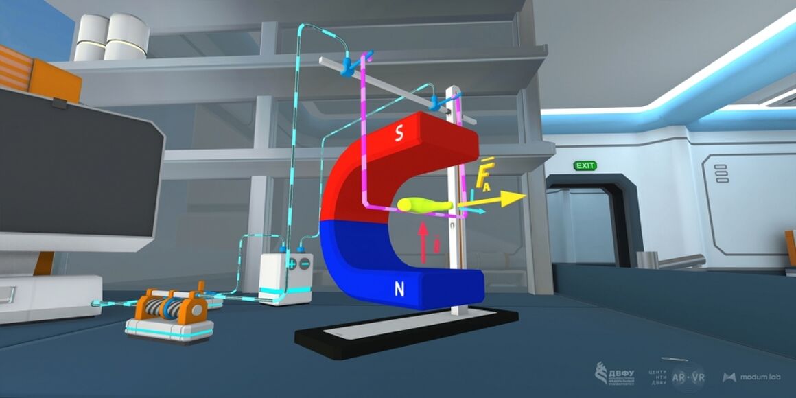 Лицензия на Программу для ЭВМ «VR-курс по разделу физики «Магнетизм» (4-10) бессрочная