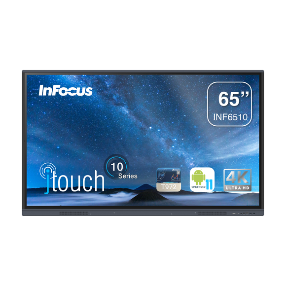 Интерактивный дисплей 65 [INF6510] INFOCUS JTOUCH D114 3840 x 2160 60 Hz, инфракрасный тачскрин 20 к