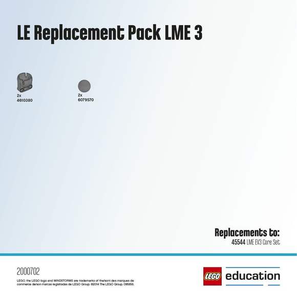 LE набор с запасными частями LME 3 / н10