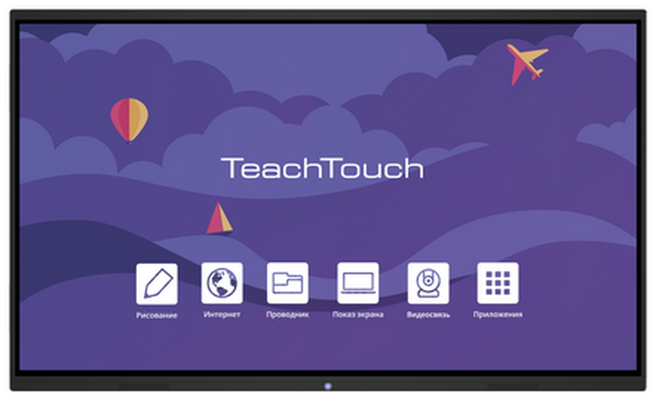 Интерактивная панель TeachTouch 7.0 75”, UHD, 20 касаний, 8/128 Гб, Android 11, слот OPS