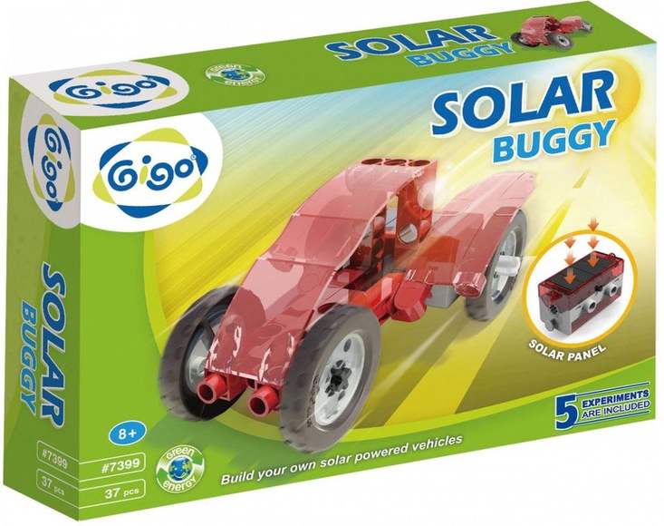 Научно-познавательный конструктор SOLAR BUGGY/ Багги на солнечной энергии, 8+