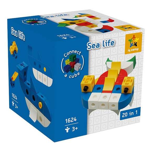 Набор для конструирования CONNECT A CUBE - SEA LIFE/ Рыбы, 3+