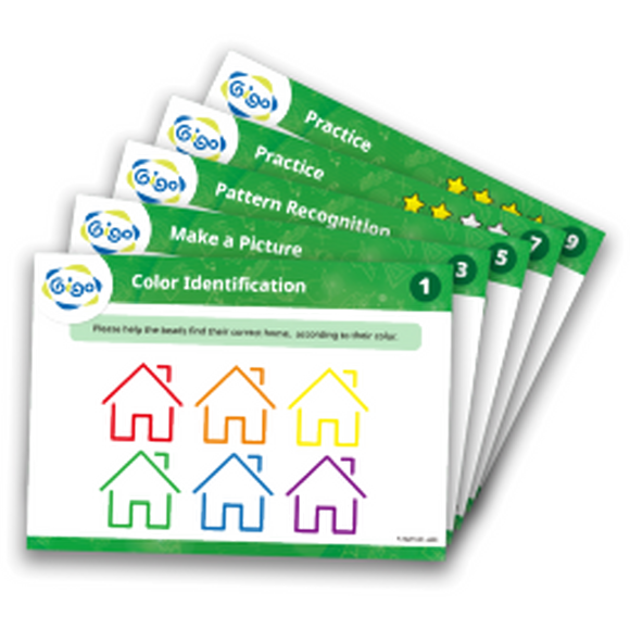 Обучающий набор PLASTIC BEADS / Шнуровка - Пластиковые бусы , 3+