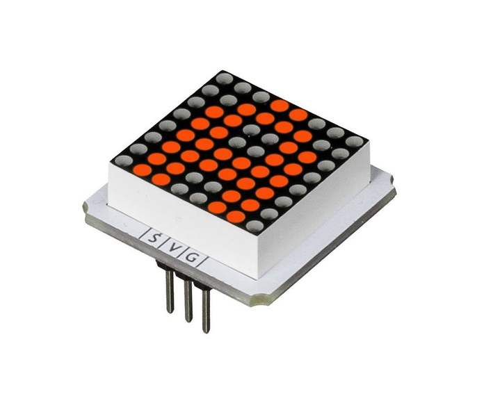 Монохромная LED матрица 8*8 (Troyka-модуль)