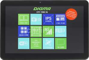 Планшет DIGMA CITI 1590 3G,  2GB, 16GB, 3G,  Android 9.0 черный [ps1207mg]