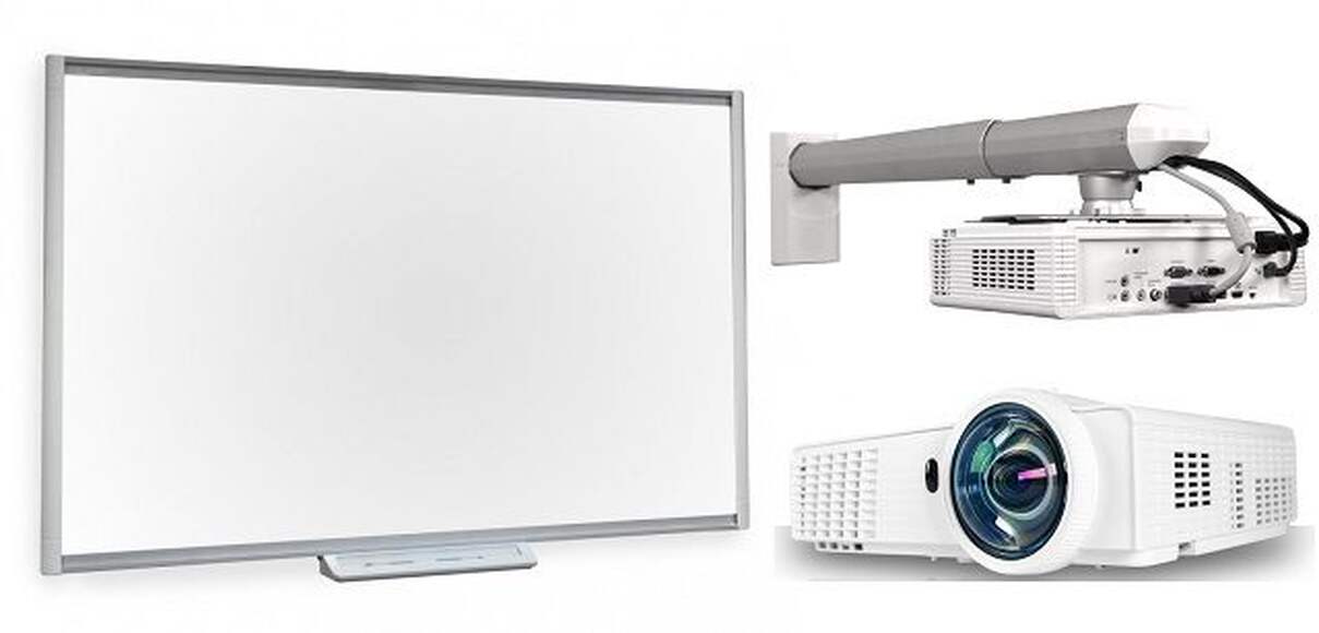 Комплект SBM680iv4S: интерактивная доска SMART Board SBM680 без лотка (77" / 195,6 cm, 4:3, технолог