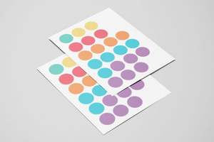 Набор цветных наклеек для интерактивного куба iMO-LEARN
