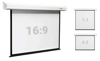 Экран настенный с электроприводом Digis DSEF-1108 (Electra-F, формат 1:1, 135", 248x250, рабочая пов