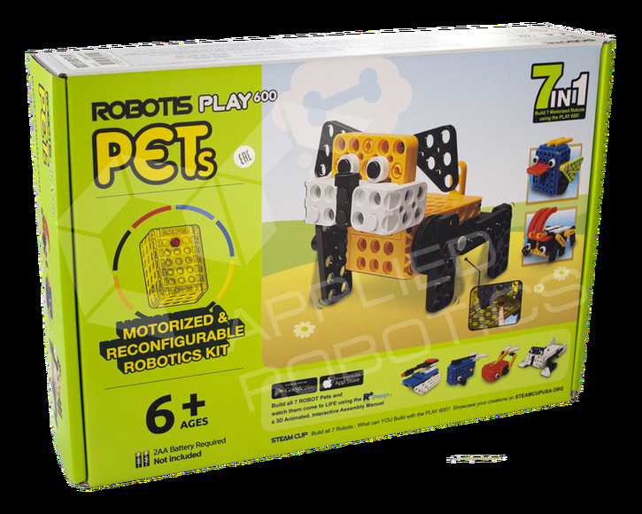 Образовательный робототехнический набор ROBOTIS PLAY 600 PETs