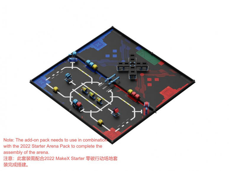 Ресурсное соревновательное поле 2024 MakeX Starter arena upgrade kit - Zero Carbon