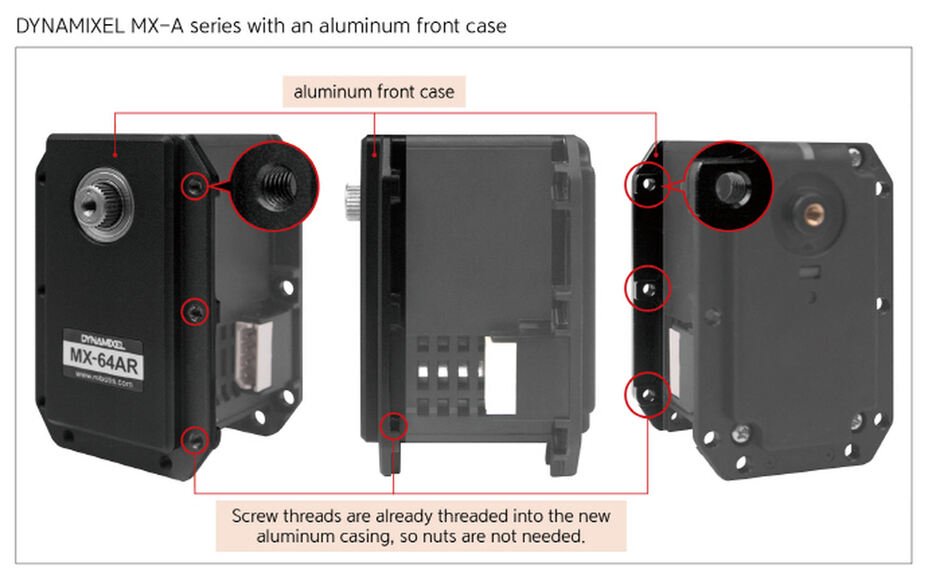 Сервомотор  DYNAMIXEL MX-64AT 6pcs Bulk