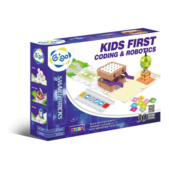 Робототехнический набор KIDS FIRST CODING & ROBOTICS / "Робототехника для малышей", 4+