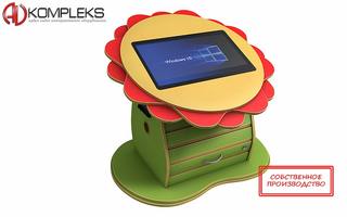 Интерактивный развивающий стол «AVKompleks Мulti 3» в форме цветочка