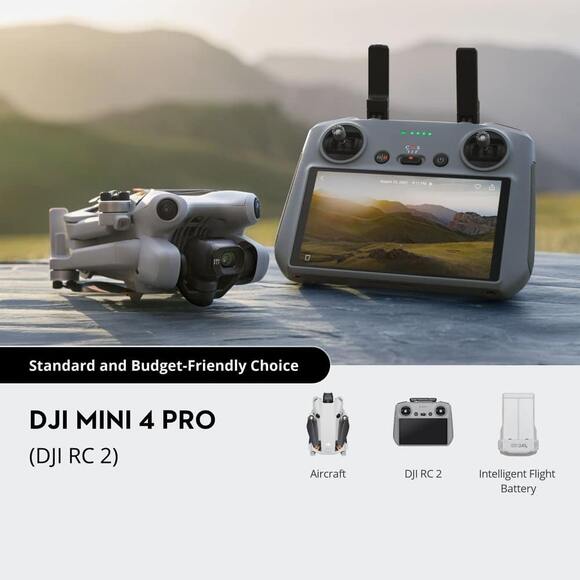 Квадрокоптер DJI Mini 4 Pro (пульт DJI RC 2)