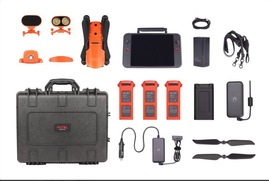 Квадрокоптер с тепловизором Autel EVO II Dual Enterprise Rugged Bundle (640T)