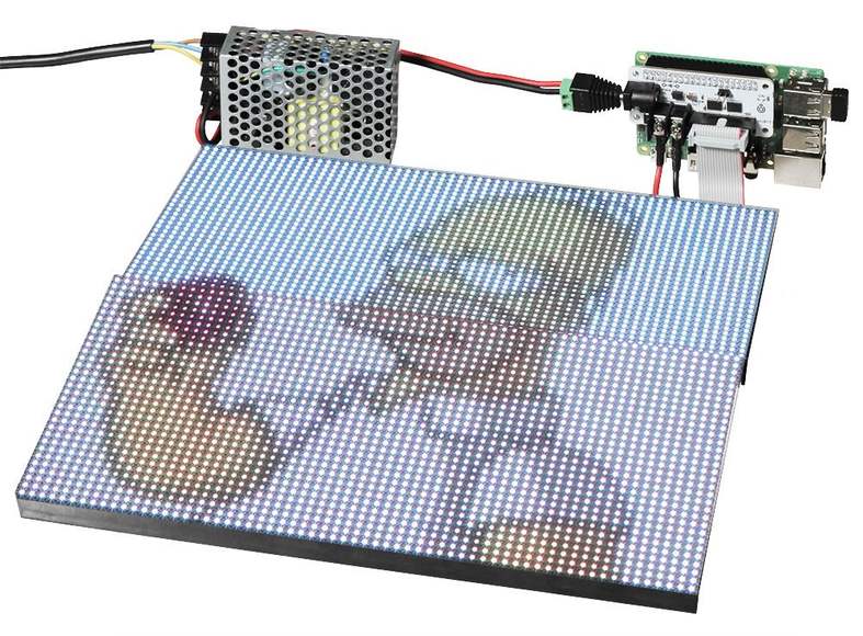 Драйвер светодиодной RGB матрицы для Raspberry Pi