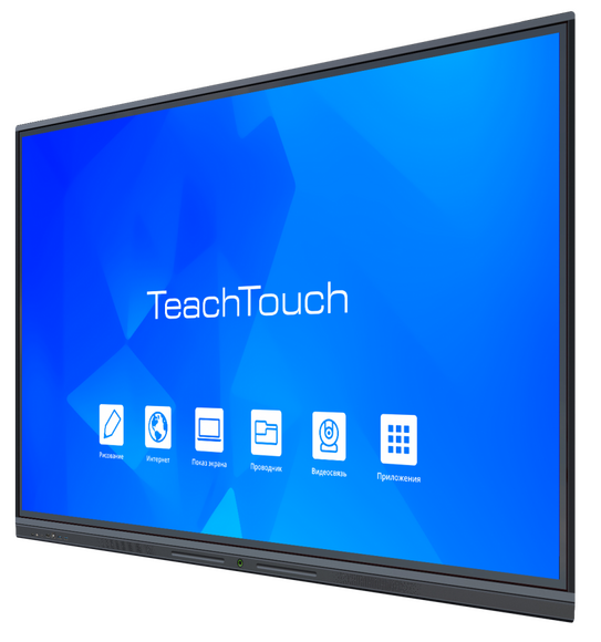 Дисплей интерактивный TeachTouch 5.5LE 75", черный корпус, UHD, 8/128 Гб, WiFi, Android 12, слот OPS